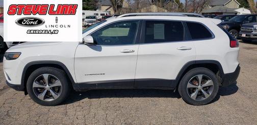 Bright White Clearcoat 2019 Jeep Cherokee Limited