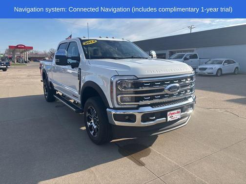 Star White Metallic Tri-Coat 2024 Ford F-350 Lariat