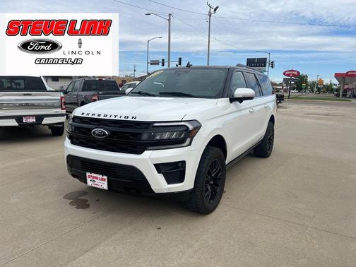 Star White Metallic Tri-Coat 2022 Ford Expedition Max Limited