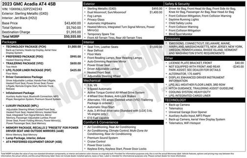 2023 GMC Acadia AWD AT4