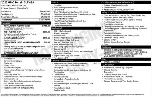 2022 GMC Terrain SLT