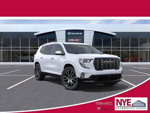 Glacier White Tricoat 2026 GMC Acadia Denali