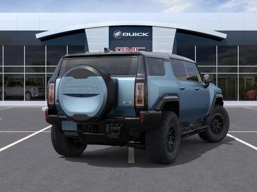 Neptune Blue Matte 2024 GMC HUMMER EV SUV 3X