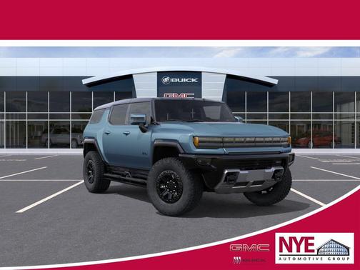 Neptune Blue Matte 2024 GMC HUMMER EV SUV 3X