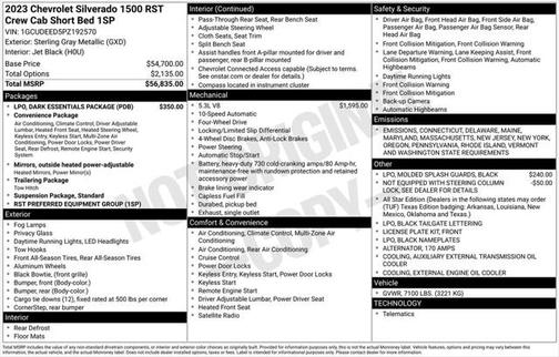 2023 Chevrolet Silverado 1500 RST