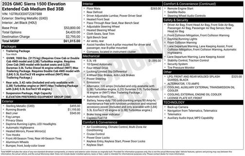 Sterling 2026 GMC Sierra 1500 Elevation