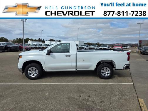 Summit White 2026 Chevrolet Silverado 1500 WT