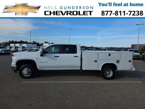 Summit White 2025 Chevrolet Silverado 3500 Work Truck