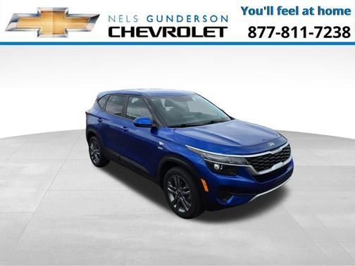 Neptune Blue 2021 Kia Seltos LX