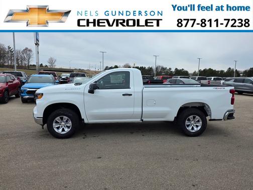 Summit White 2026 Chevrolet Silverado 1500 WT