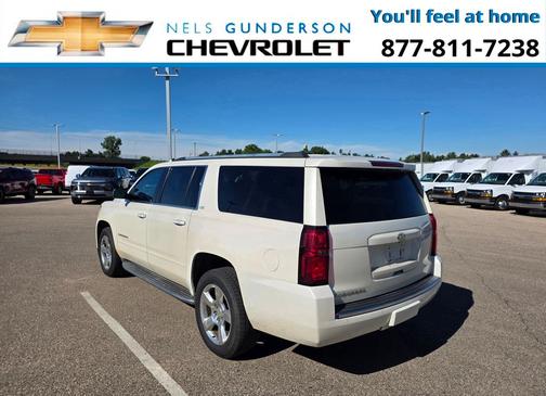 White Diamond Clearcoat 2015 Chevrolet Suburban LTZ