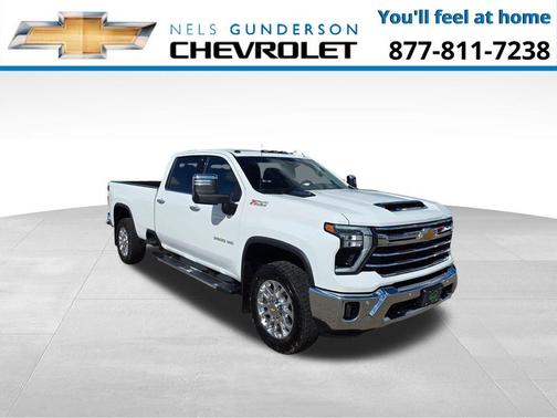 Summit White 2025 Chevrolet Silverado 3500 LTZ