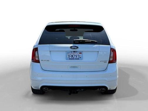 White Platinum Clearcoat Metallic 2014 Ford Edge Sport