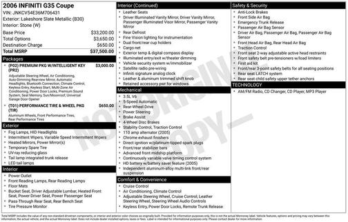 2006 INFINITI G35 Base