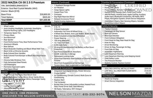 2022 Mazda CX-30 2.5 S Premium Package