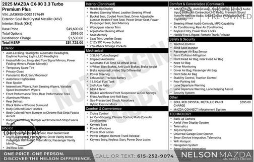 2025 Mazda CX-90 3.3 Turbo Premium Plus