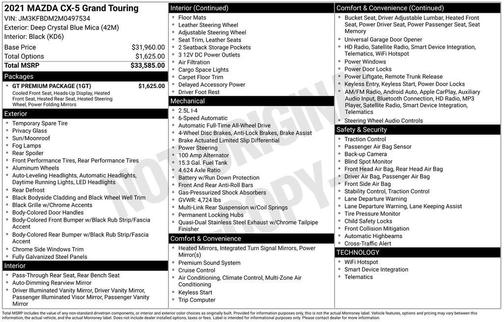 2021 Mazda CX-5 Grand Touring