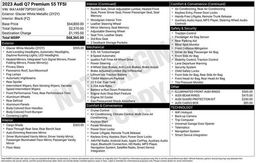 2023 Audi Q7 55 Premium