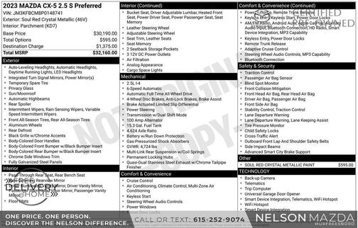 2023 Mazda CX-5 2.5 S Preferred Package