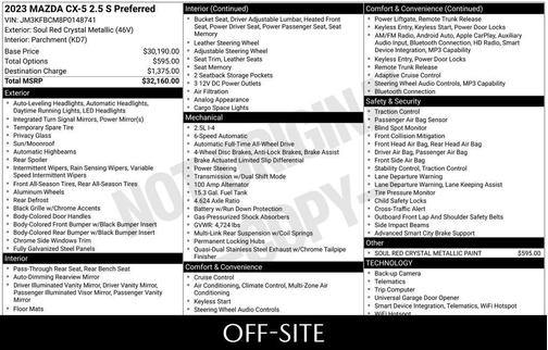 2023 Mazda CX-5 2.5 S Preferred Package