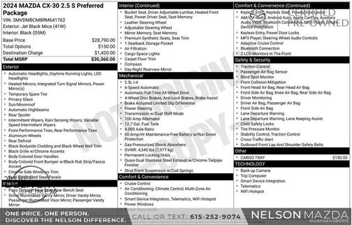 2024 Mazda CX-30 2.5 S Preferred Package