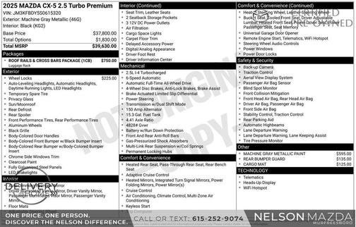 2025 Mazda CX-5 2.5 Turbo Premium