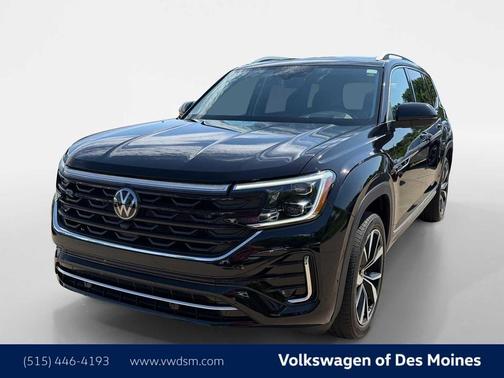 Deep Black Pearl 2024 Volkswagen Atlas 2.0T SEL Premium R-Line 4MOTION