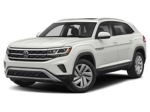 Pure White 2023 Volkswagen Atlas Cross Sport 3.6L V6 SE w/Technology