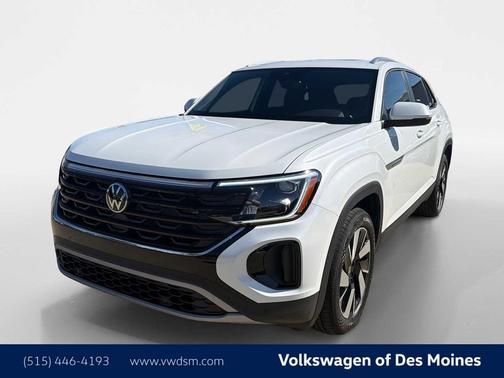 Opal White Pearl 2026 Volkswagen Atlas Cross Sport 2.0T SE w/Technology 4MOTION