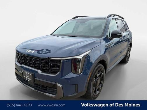 Midnight Lake Blue 2024 Kia Sorento SX