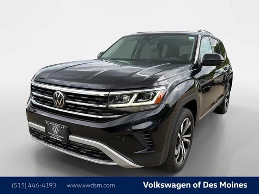 Deep Black Pearl 2023 Volkswagen Atlas 3.6L SEL