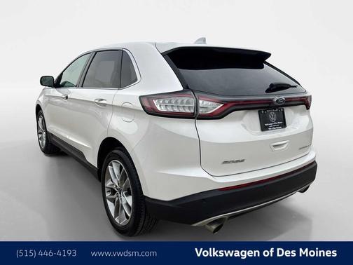 WHITE PLATINUM MET TRI-COAT 2018 Ford Edge Titanium