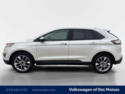 WHITE PLATINUM MET TRI-COAT 2018 Ford Edge Titanium
