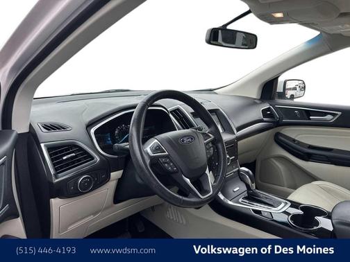 WHITE PLATINUM MET TRI-COAT 2018 Ford Edge Titanium