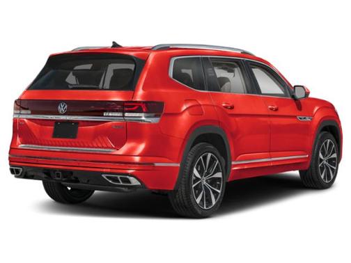 Aurora Red Metallic 2025 Volkswagen Atlas 2.0T SEL Premium R-Line 4MOTION