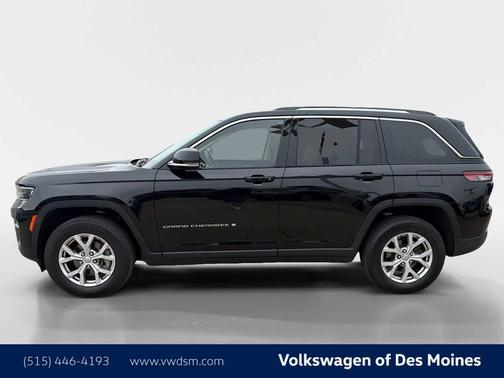 Diamond Black Crystal Pearlcoat 2022 Jeep Grand Cherokee Limited