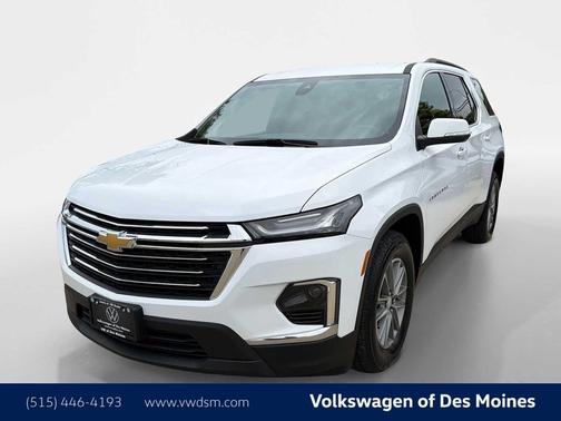 Summit White 2023 Chevrolet Traverse LT Cloth