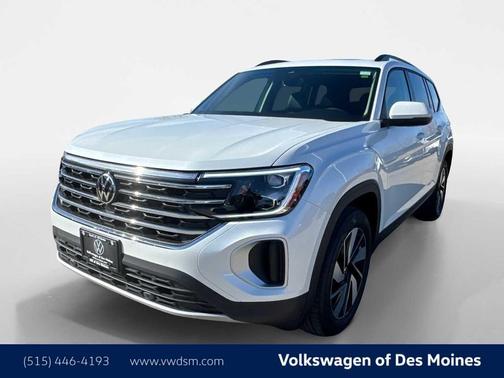Opal White Pearl 2026 Volkswagen Atlas 2.0T SE w/Technology 4MOTION