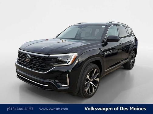 Deep Black Pearl 2026 Volkswagen Atlas 2.0T SEL Premium R-Line 4MOTION