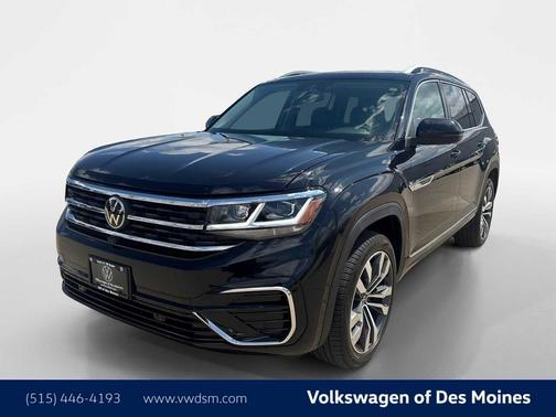 Deep Black Pearl 2023 Volkswagen Atlas 3.6L SEL Premium