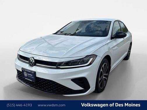 Pure White 2025 Volkswagen Jetta 1.5T Sport