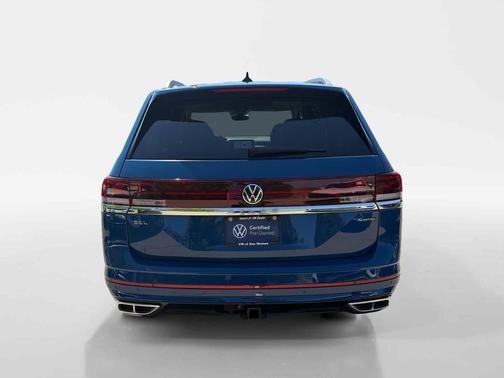 Mountain Lake Blue Metallic 2025 Volkswagen Atlas 2.0T SEL Premium R-Line 4MOTION