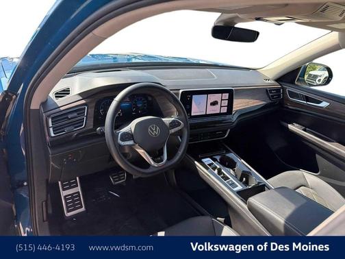 Mountain Lake Blue Metallic 2025 Volkswagen Atlas 2.0T SEL Premium R-Line 4MOTION