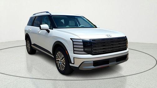 Creamy White Pearl 2026 Hyundai Palisade Hybrid Blue SEL Premium 7P