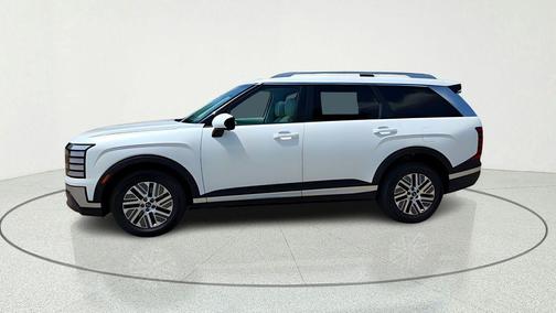 Creamy White Pearl 2026 Hyundai Palisade Hybrid Blue SEL Premium 7P