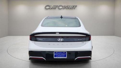 Serenity White 2025 Hyundai SONATA Hybrid Limited