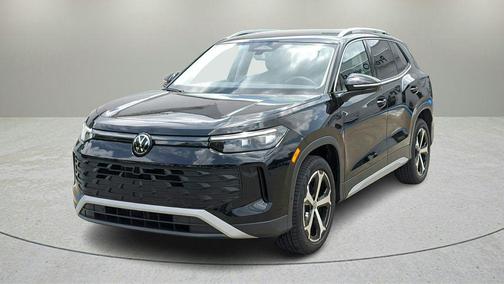 Deep Black Pearl 2025 Volkswagen Tiguan 2.0T SE
