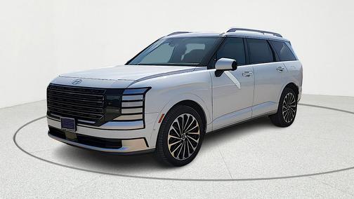 Creamy White Pearl 2026 Hyundai Palisade Hybrid Calligraphy