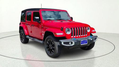 Firecracker Red Clearcoat 2022 Jeep Wrangler Unlimited 4xe Sahara