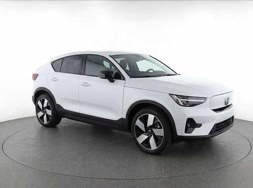 Crystal White 2023 Volvo C40 Recharge Pure Electric Ultimate
